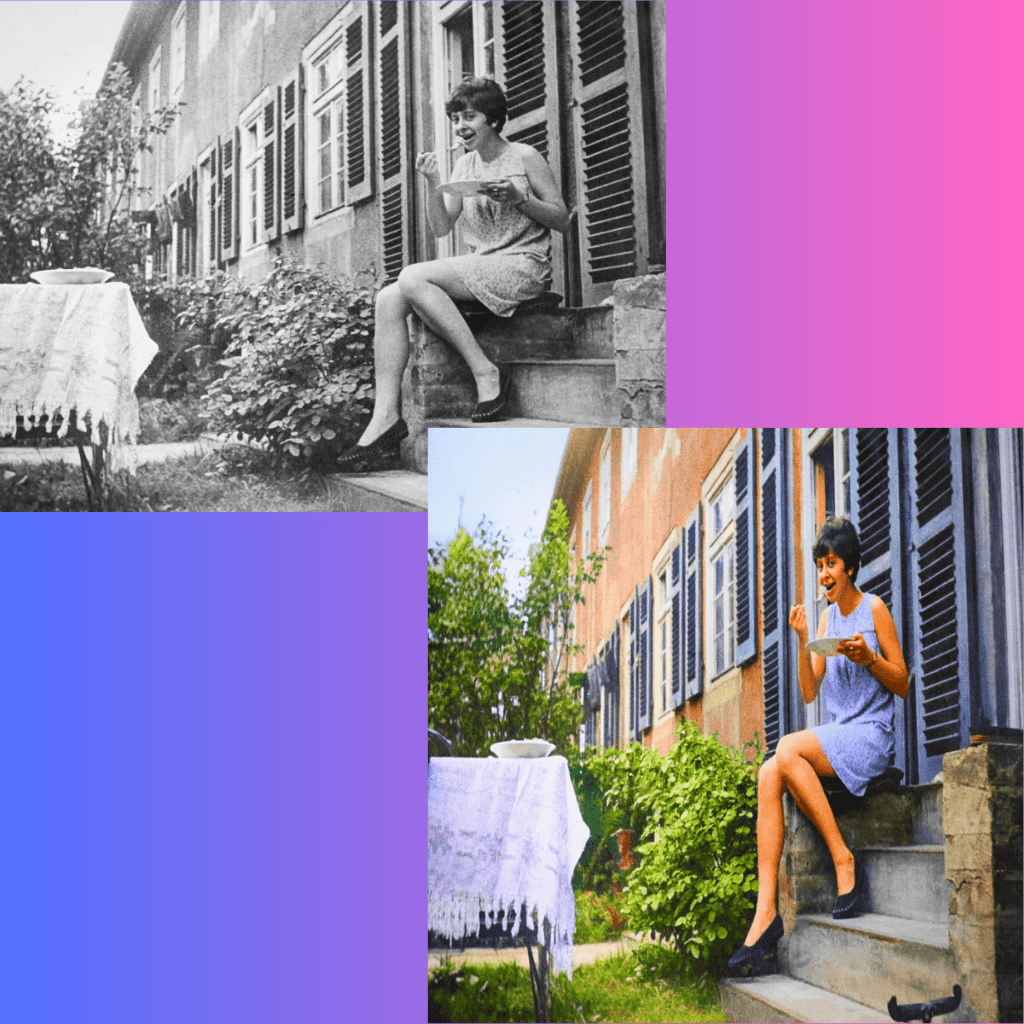 Restored vintage photograph